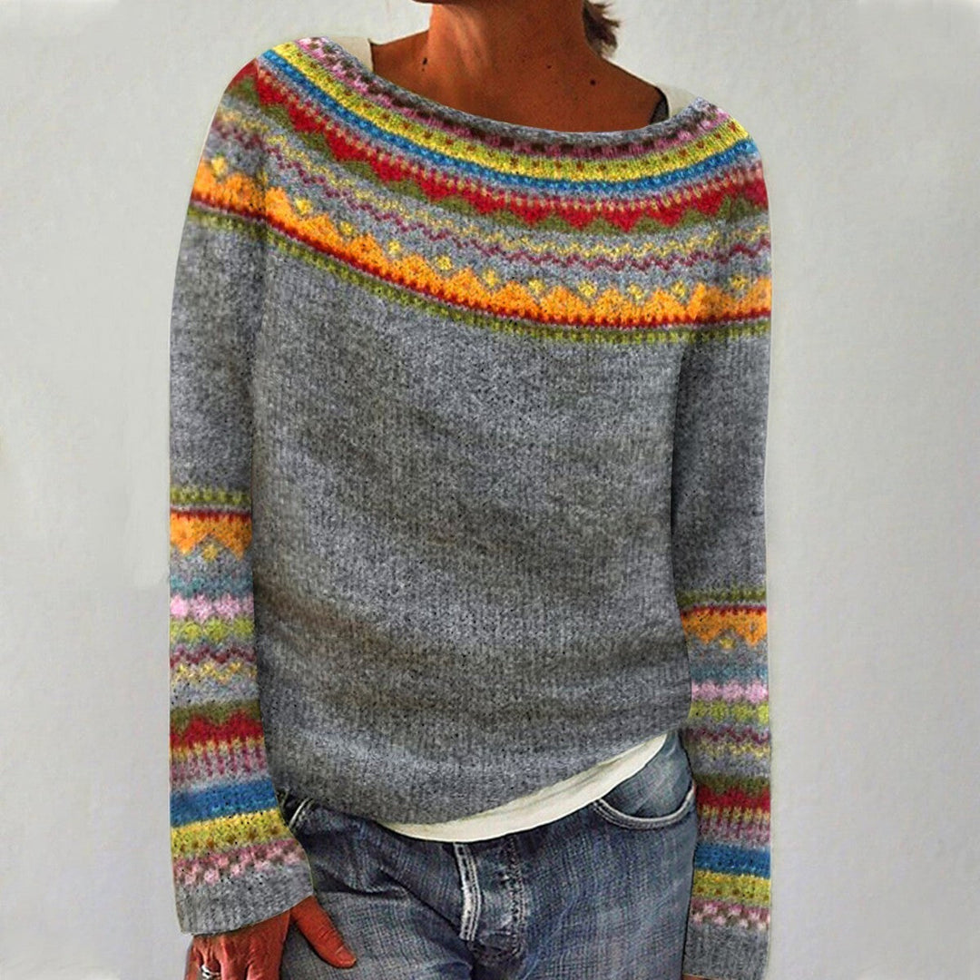 Criselmara | Maglione Rétro Confortevole