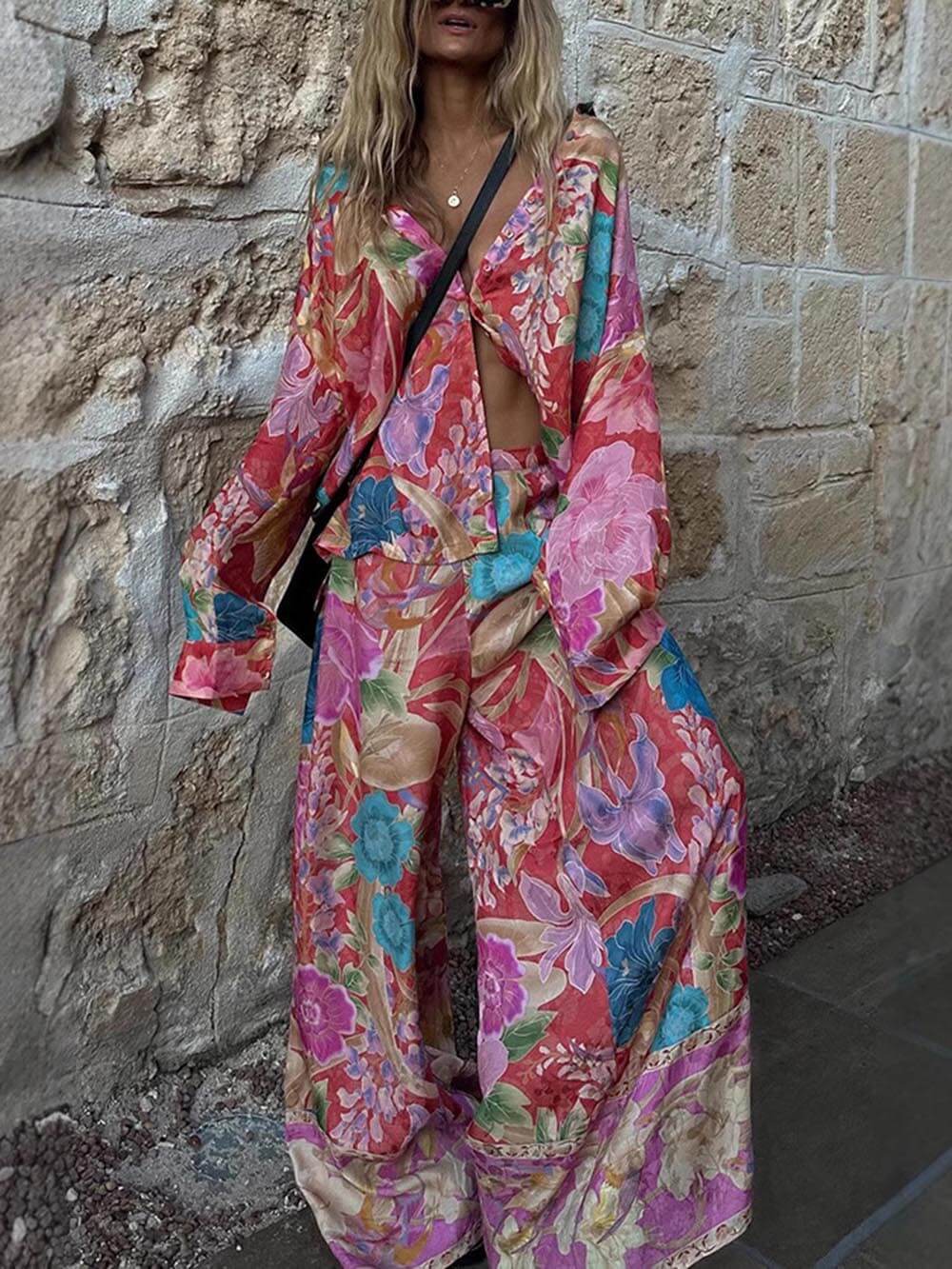 Collezione Camicie & Pantaloni Stampa Paesaggio