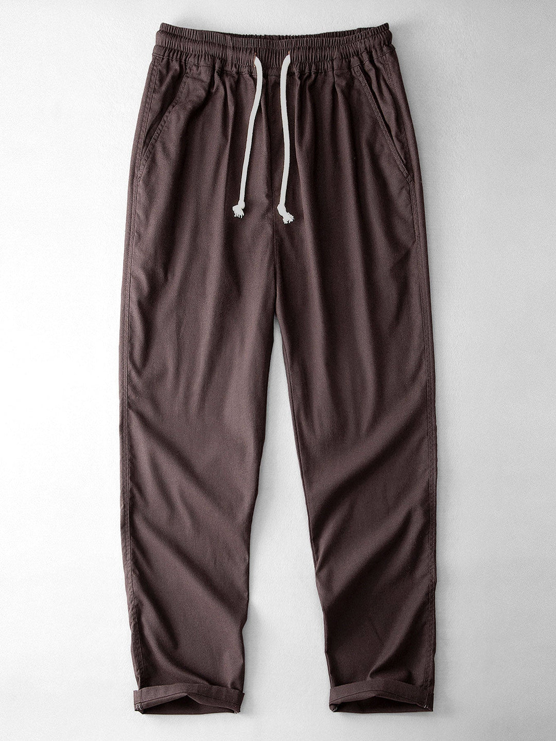 Completo Estivo con Camicia Jacquard Geometrica e Pantaloni in Lino