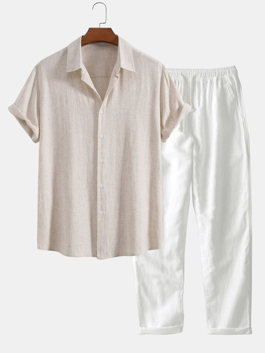 Completo Estivo con Camicia Leggera e Pantaloni in Stile Casual Elegante