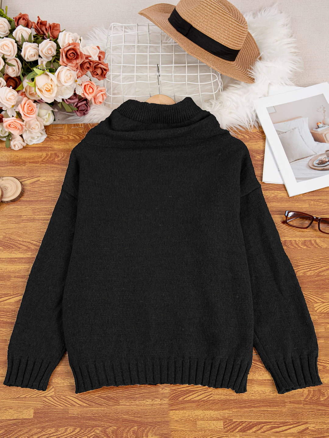 Zelina | Maglione Casual con Cappuccio e Tasca