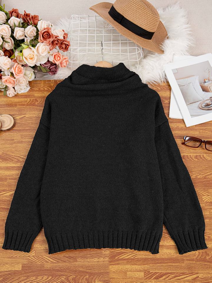 Zelina | Maglione Casual con Cappuccio e Tasca