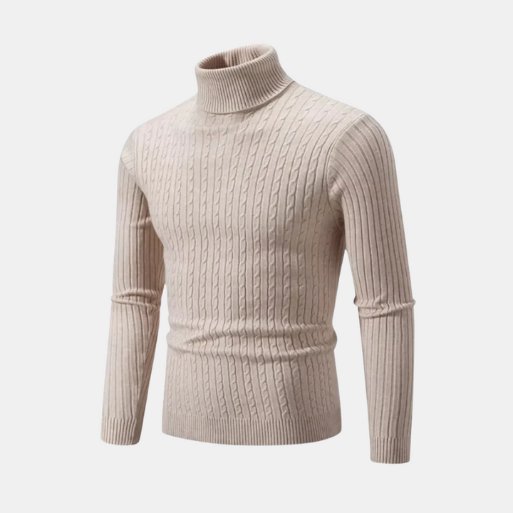 MARCELLO | Maglione Dolcevita a Treccia