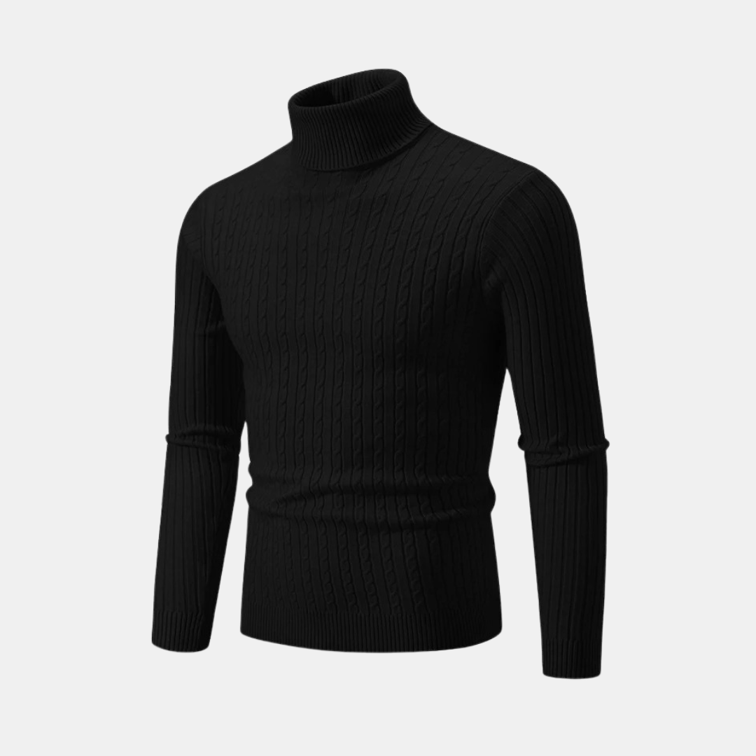 MARCELLO | Maglione Dolcevita a Treccia