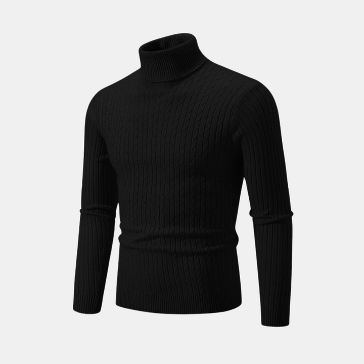 MARCELLO | Maglione Dolcevita a Treccia