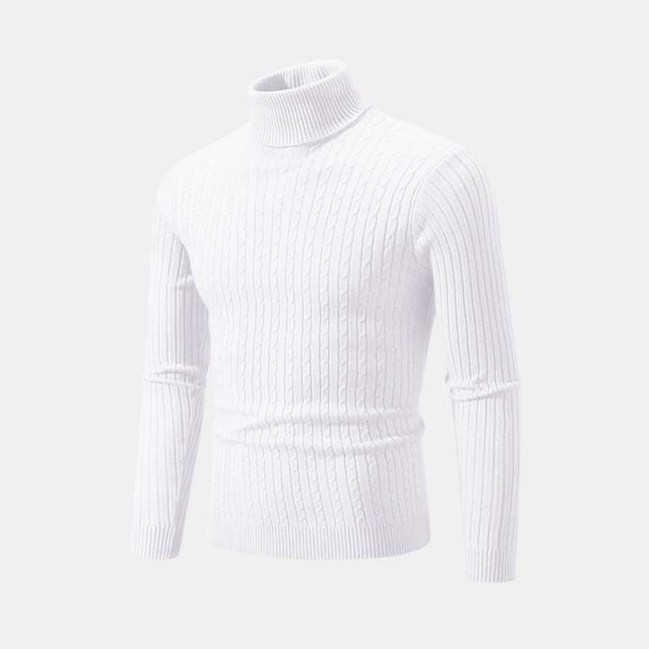 MARCELLO | Maglione Dolcevita a Treccia