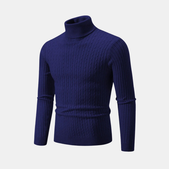 MARCELLO | Maglione Dolcevita a Treccia