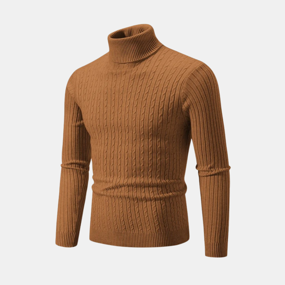 MARCELLO | Maglione Dolcevita a Treccia