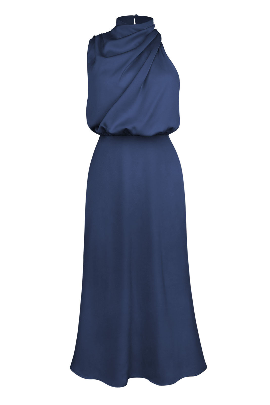 Abito Lungo Esther – Blu Eleganza