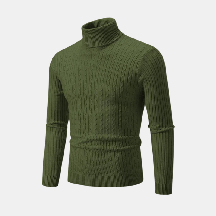 MARCELLO | Maglione Dolcevita a Treccia