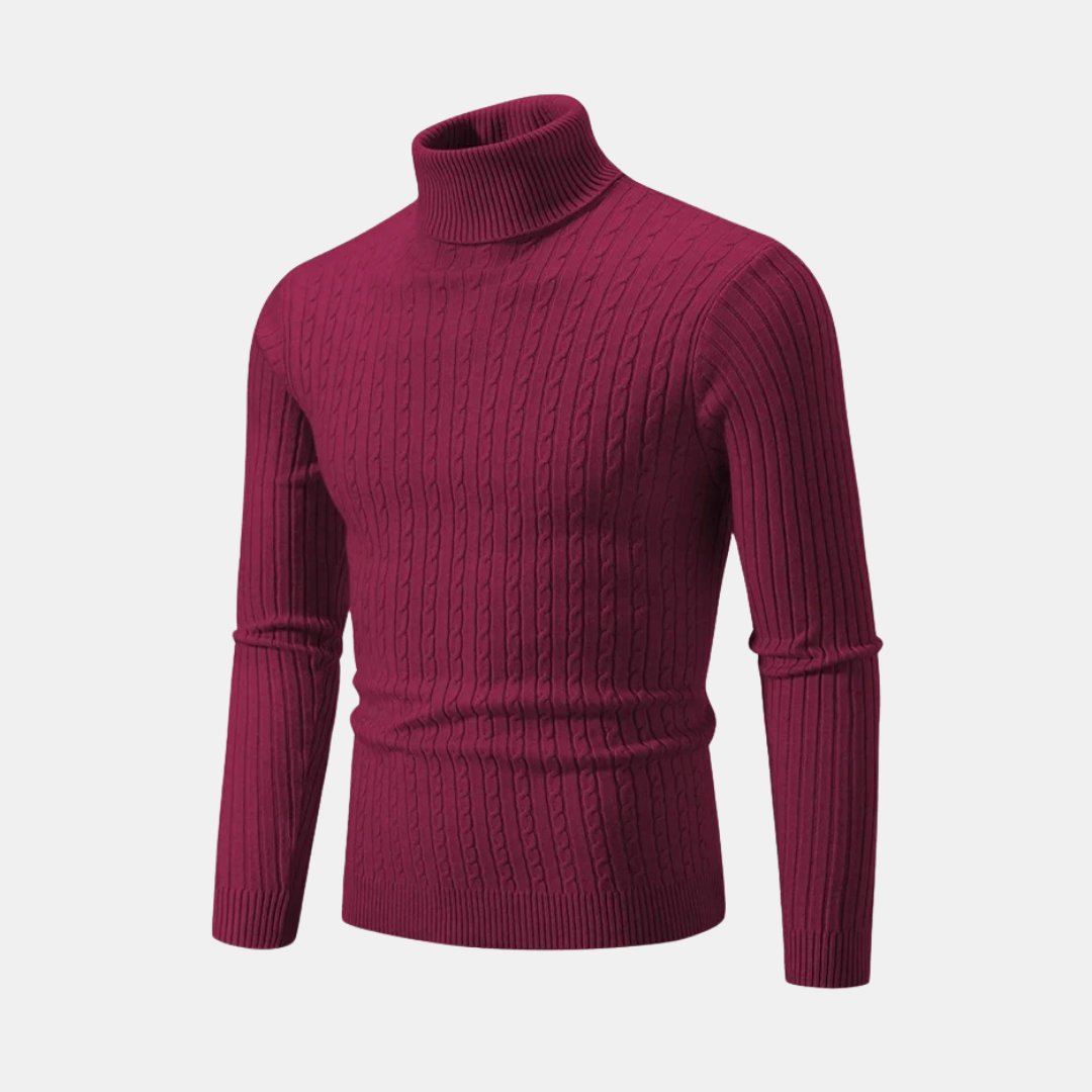 MARCELLO | Maglione Dolcevita a Treccia
