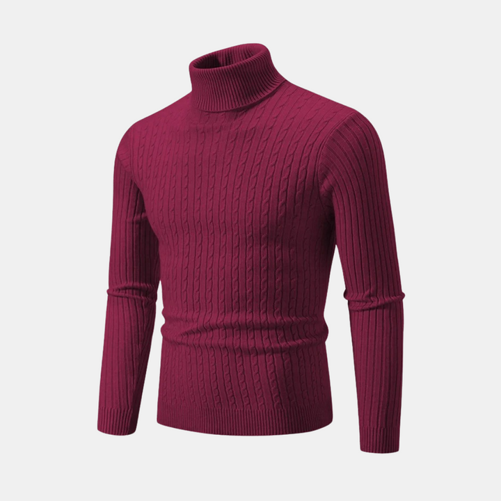 MARCELLO | Maglione Dolcevita a Treccia