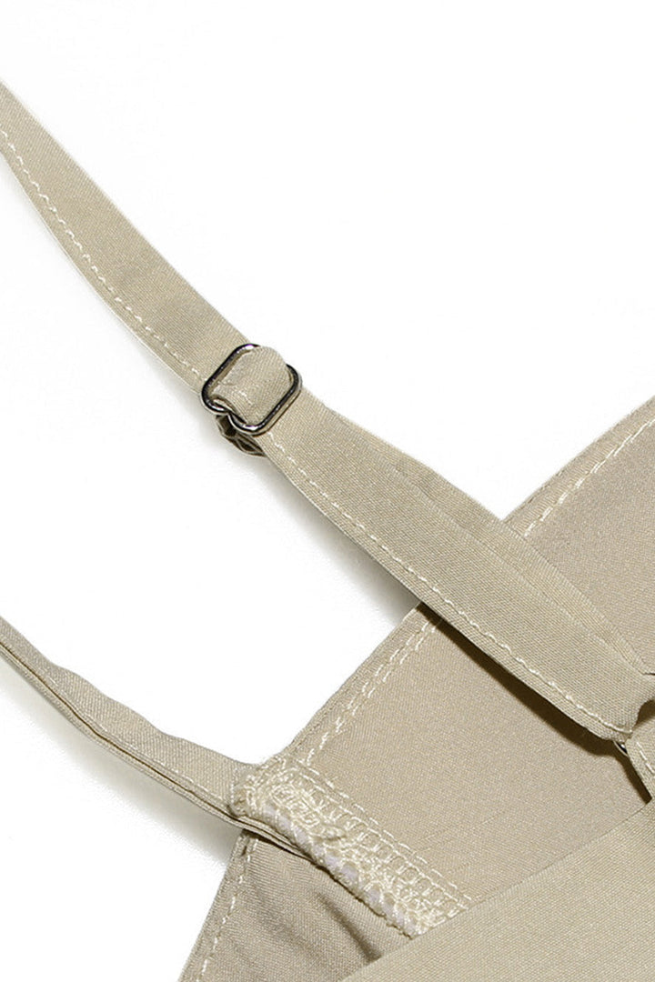 Abito Midi con Spalline – Eleganza Apricot
