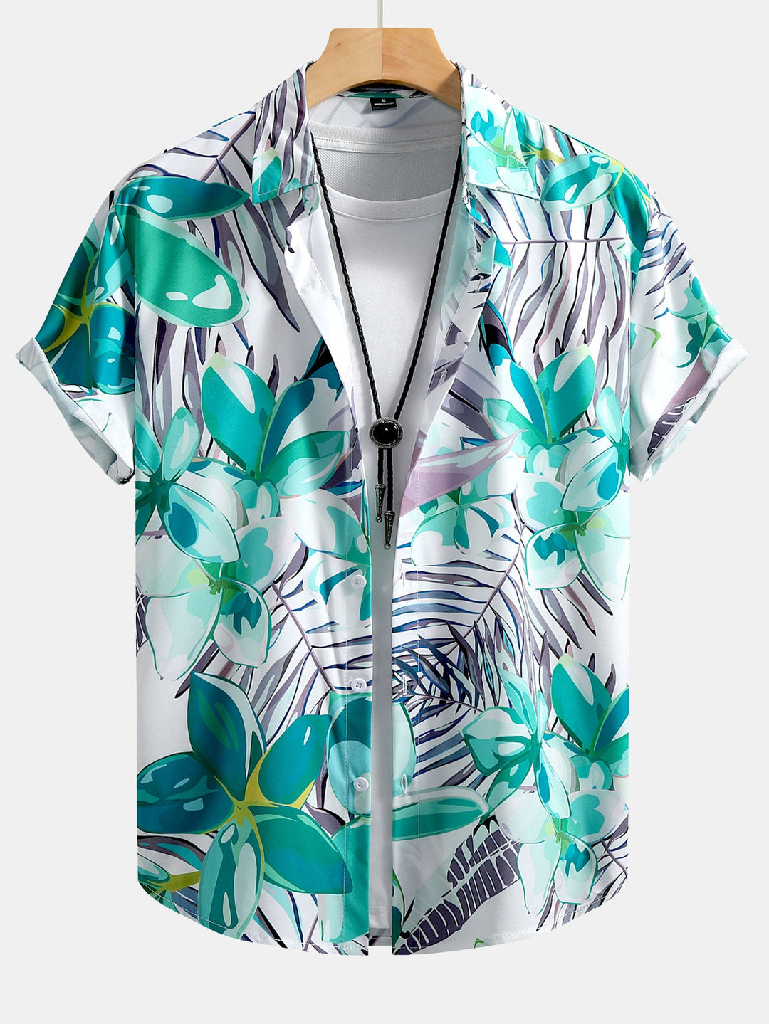 Completo Camicia e Pantaloncini Estivi a Fantasia Floreale