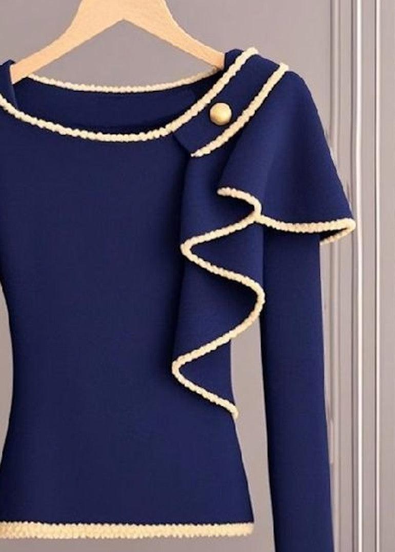 Serenia | Maglia con dettaglio a volant