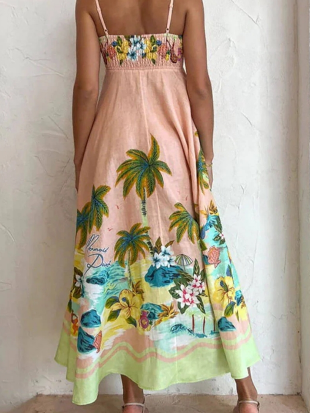 Abito Lungo "Tropical Paradise"