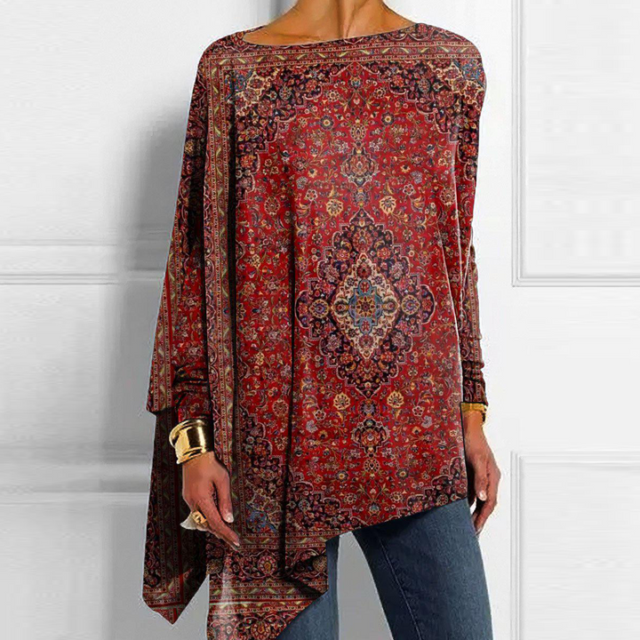 Armelia | Top a Collo Bateau con Maniche Lunghe