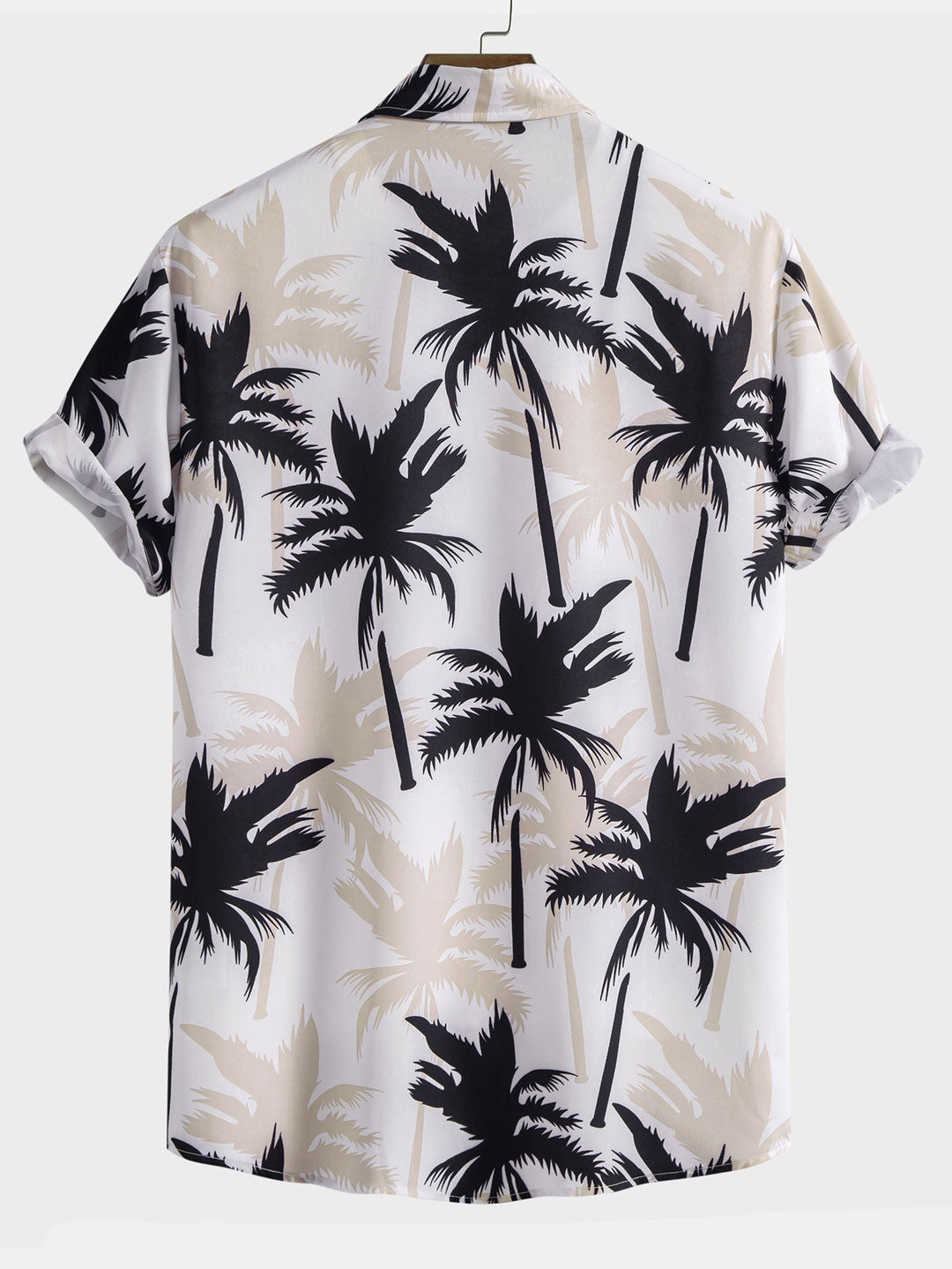 Completo Tropicale Rosa con Camicia a Palma e Pantaloncini Abbinati