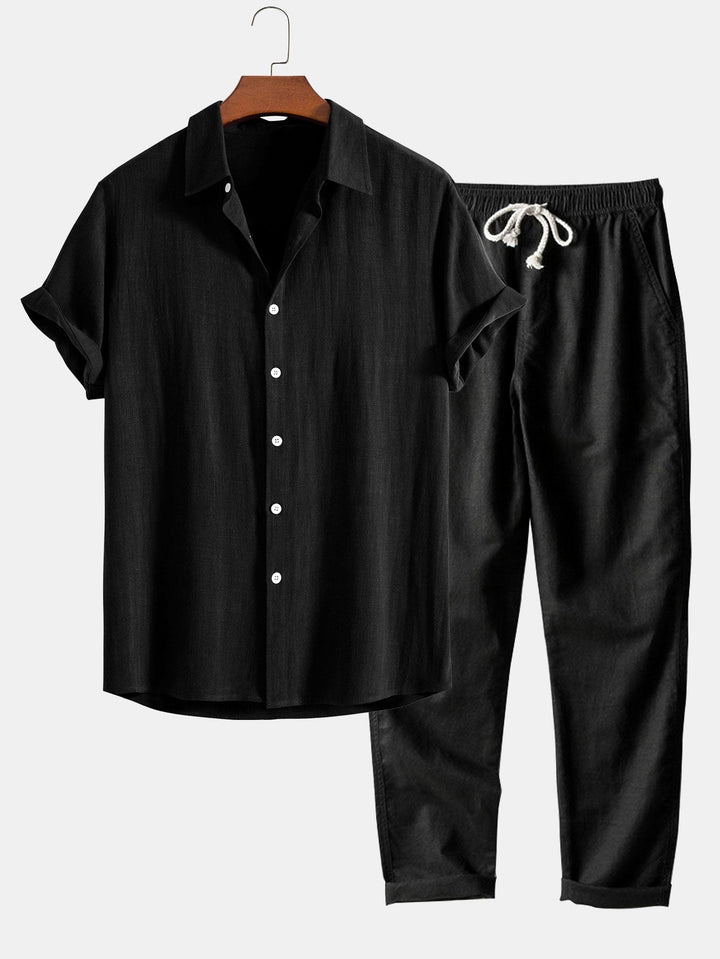 Completo Estivo con Camicia Leggera e Pantaloni in Stile Casual Elegante