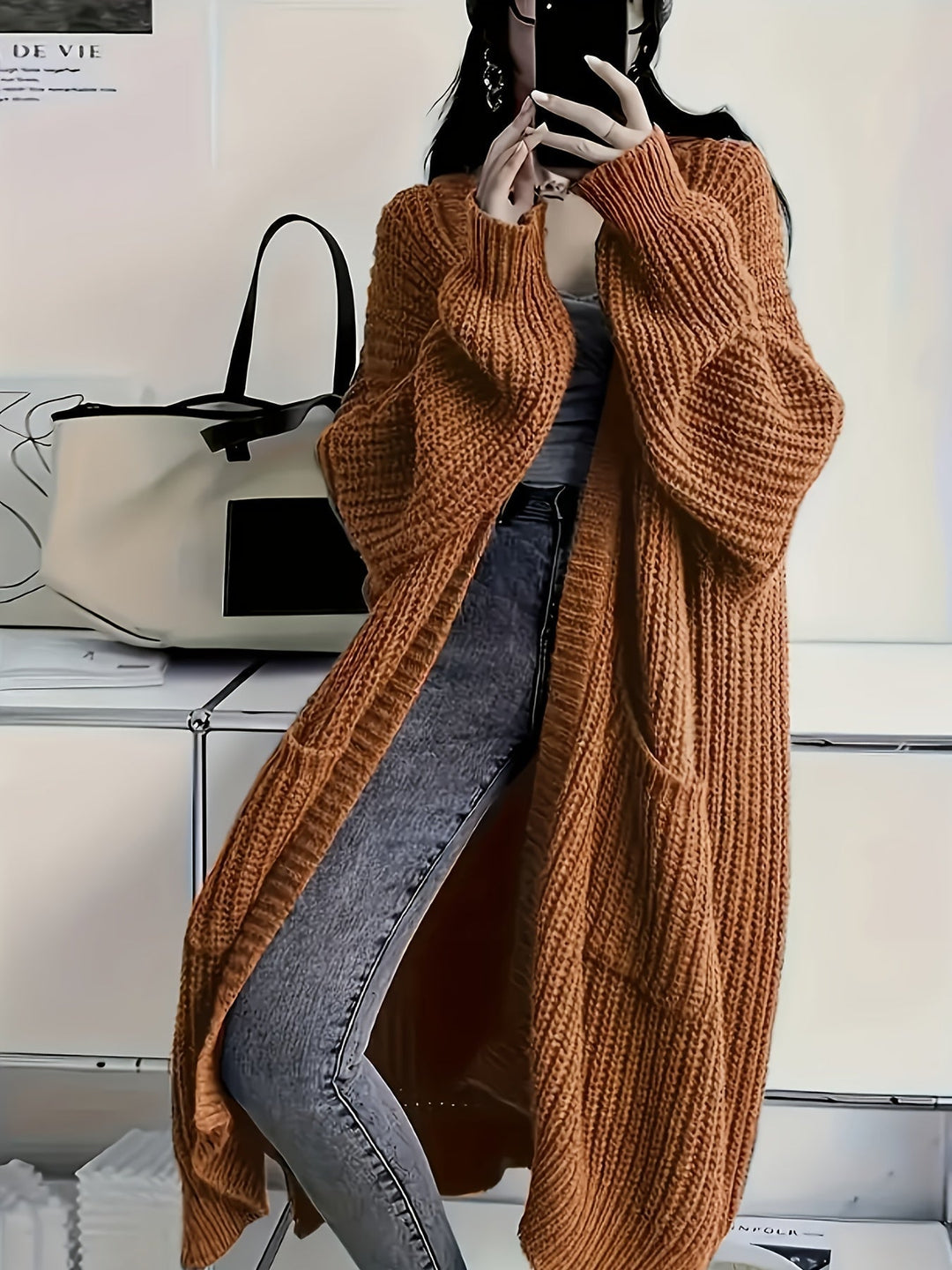 Lunaria | Cardigan Lungo Elegante