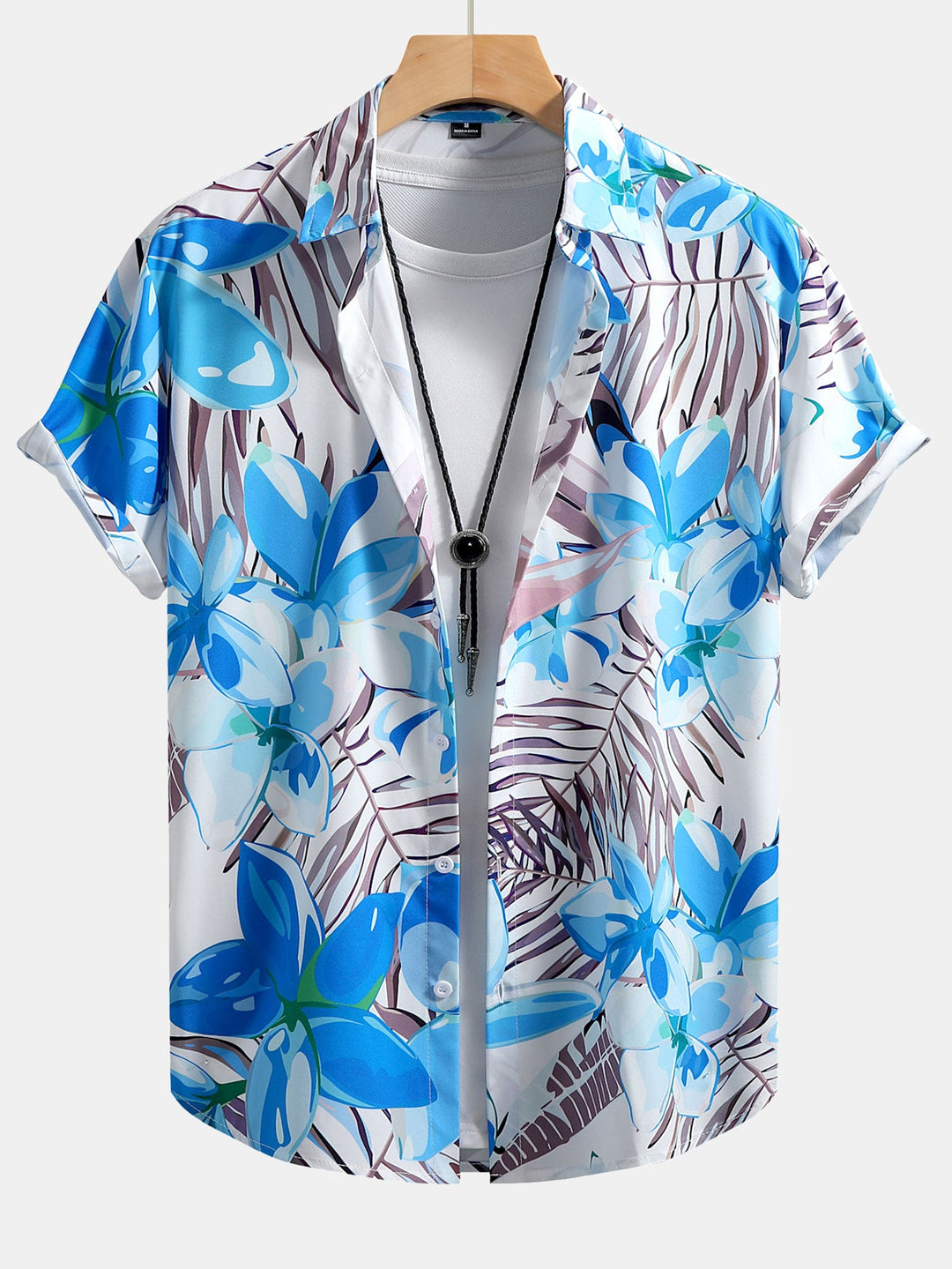 Completo Camicia e Pantaloncini Estivi a Fantasia Floreale