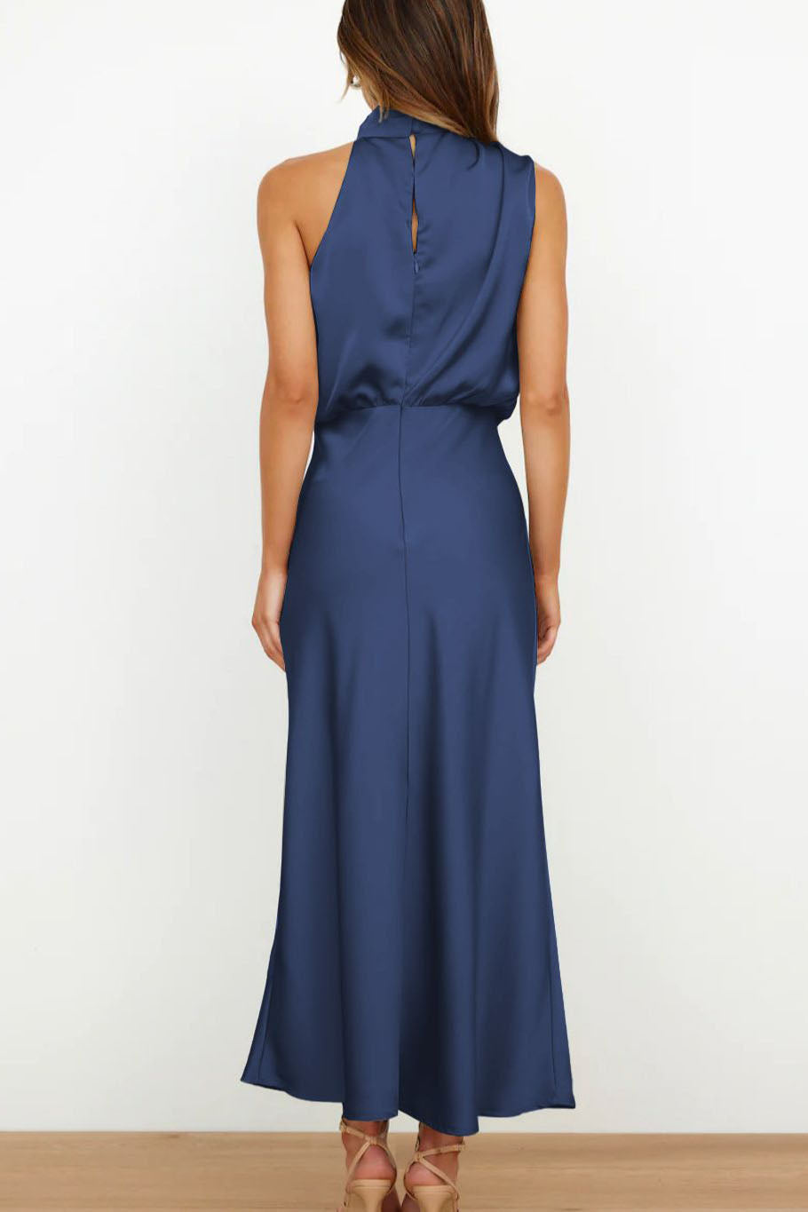 Abito Lungo Esther – Blu Eleganza