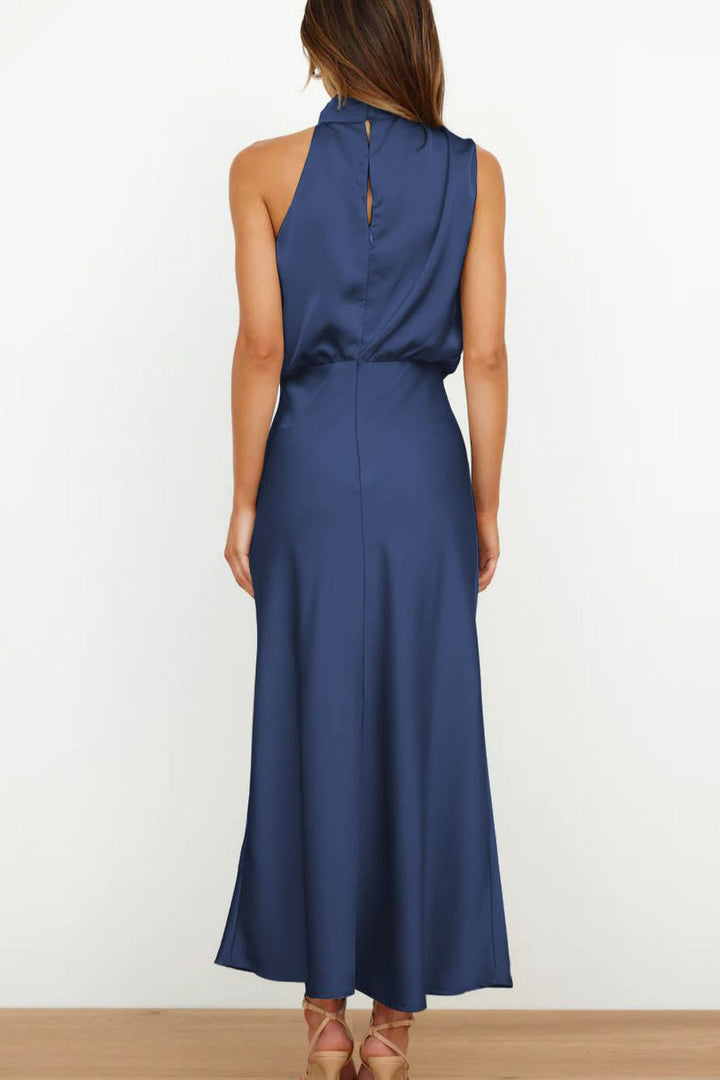 Abito Lungo Esther – Blu Eleganza