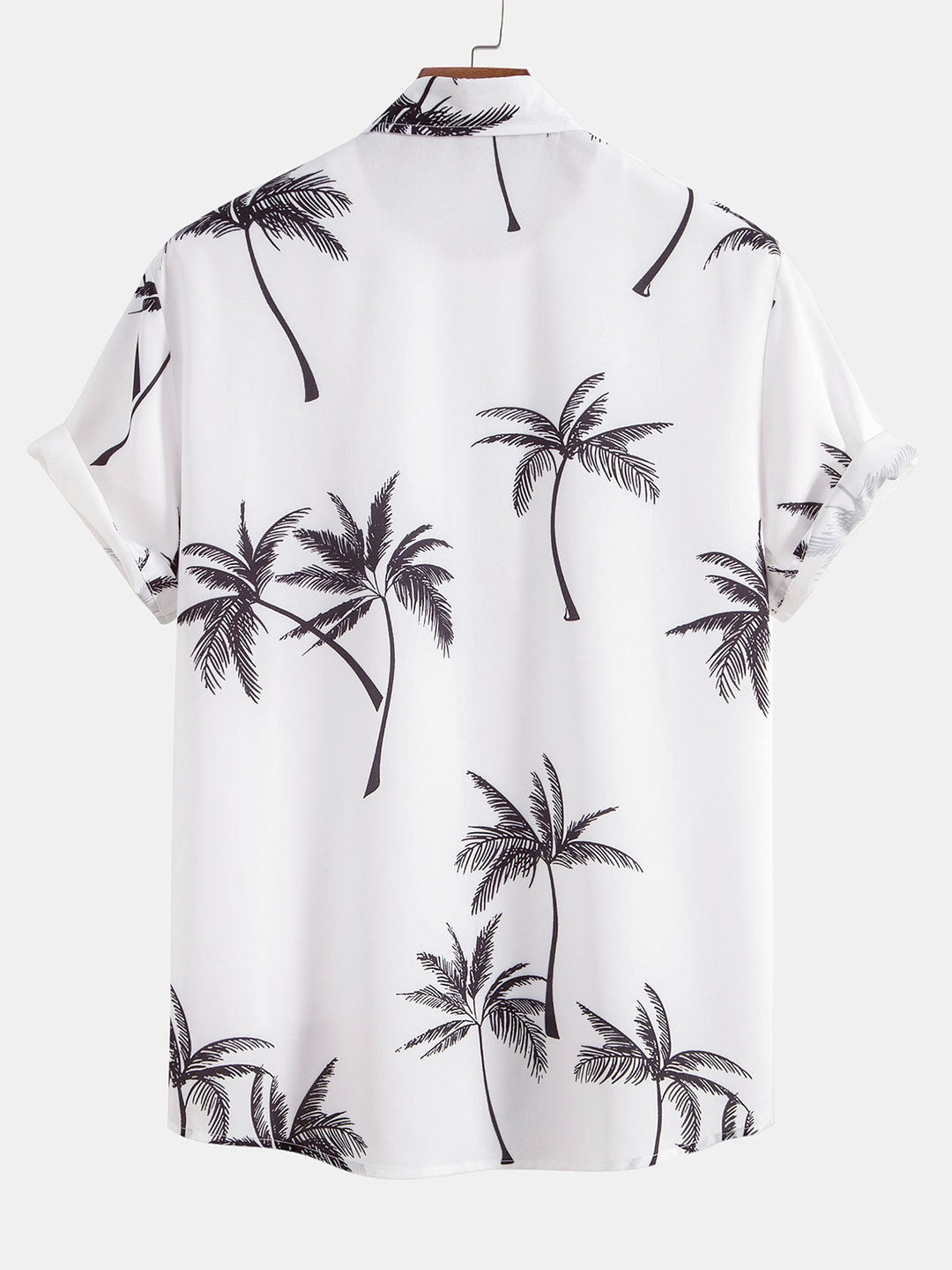 Completo Estivo con Camicia a Palma e Shorts a Righe
