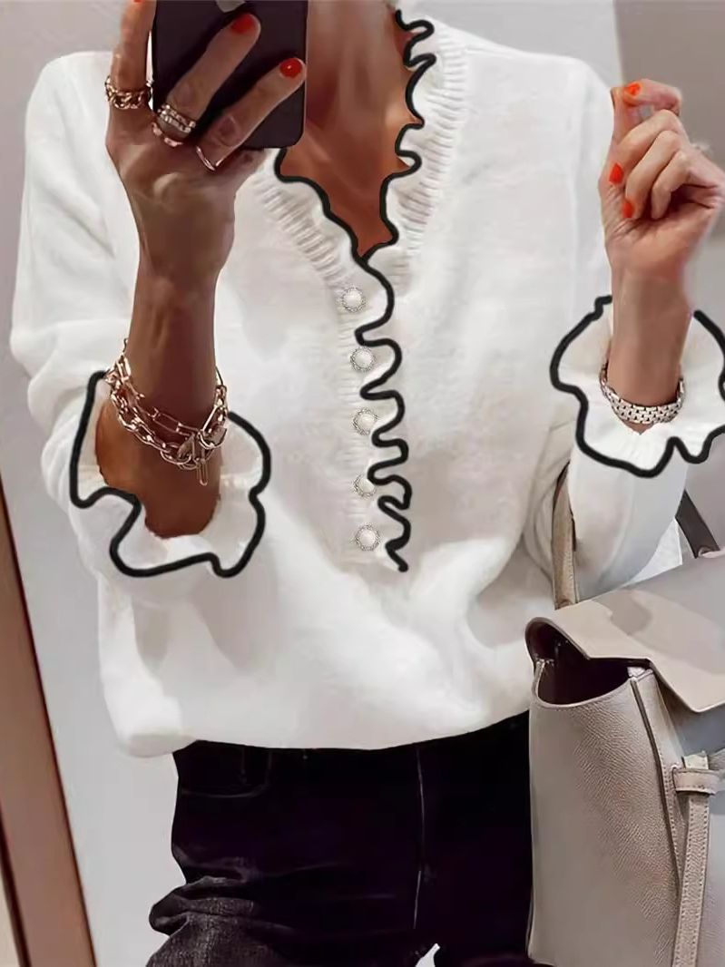 Althea | Maglia con profilo ondulato