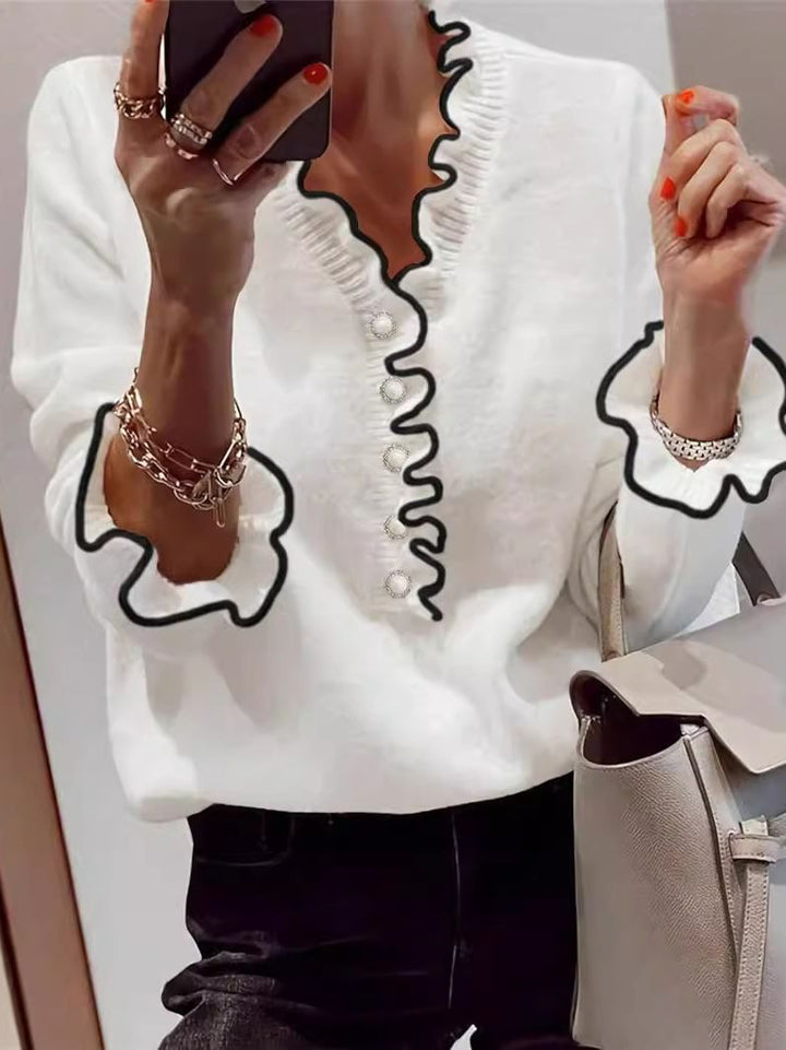 Althea | Maglia con profilo ondulato