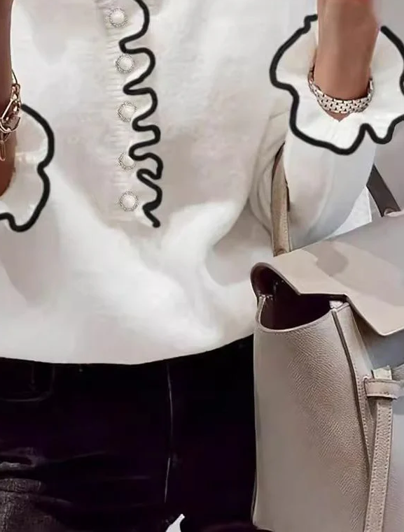 Althea | Maglia con profilo ondulato