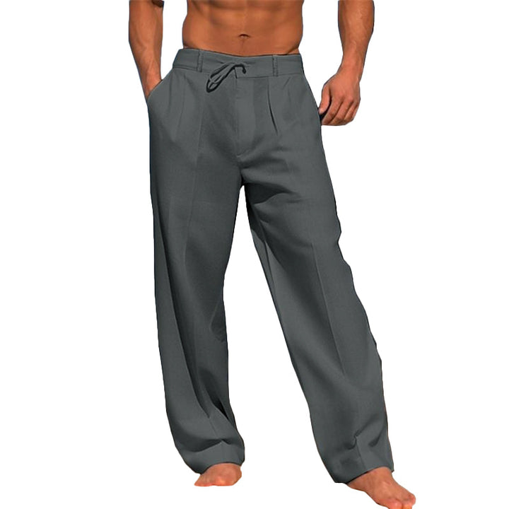 Pantaloni da Spiaggia da Uomo a Tinta Unita – Perfetti per le Vacanze