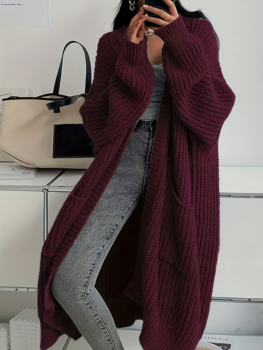 Lunaria | Cardigan Lungo Elegante
