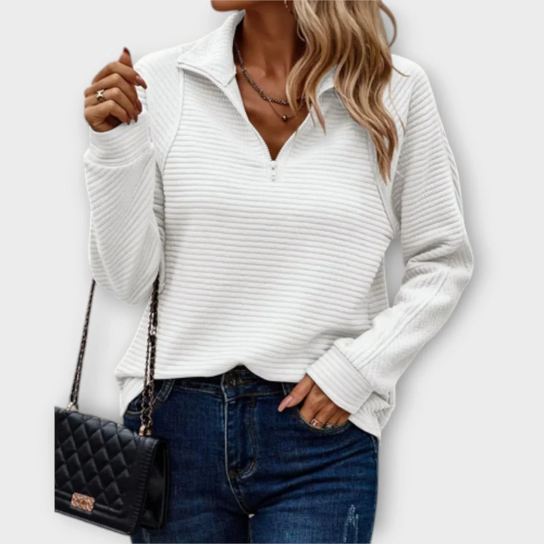 Serenya | Maglione Eleganza con Mezza Zip