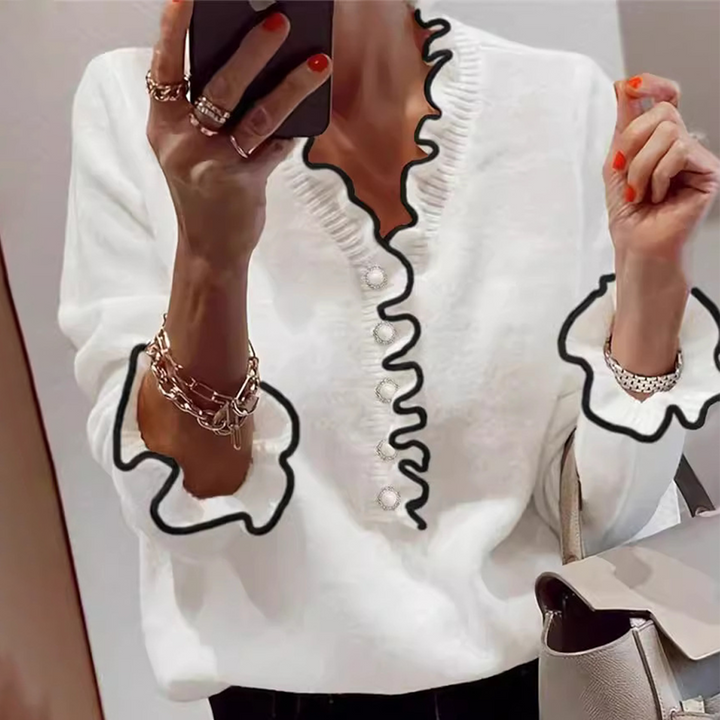 Althea | Maglia con profilo ondulato