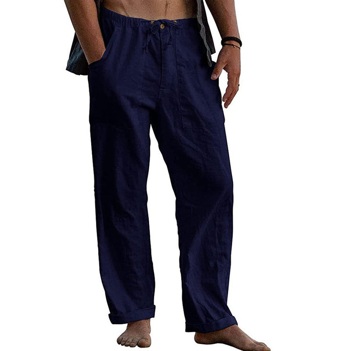 Pantaloni Casual da Uomo a Tinta Unita – Stile Leggero e Confortevole