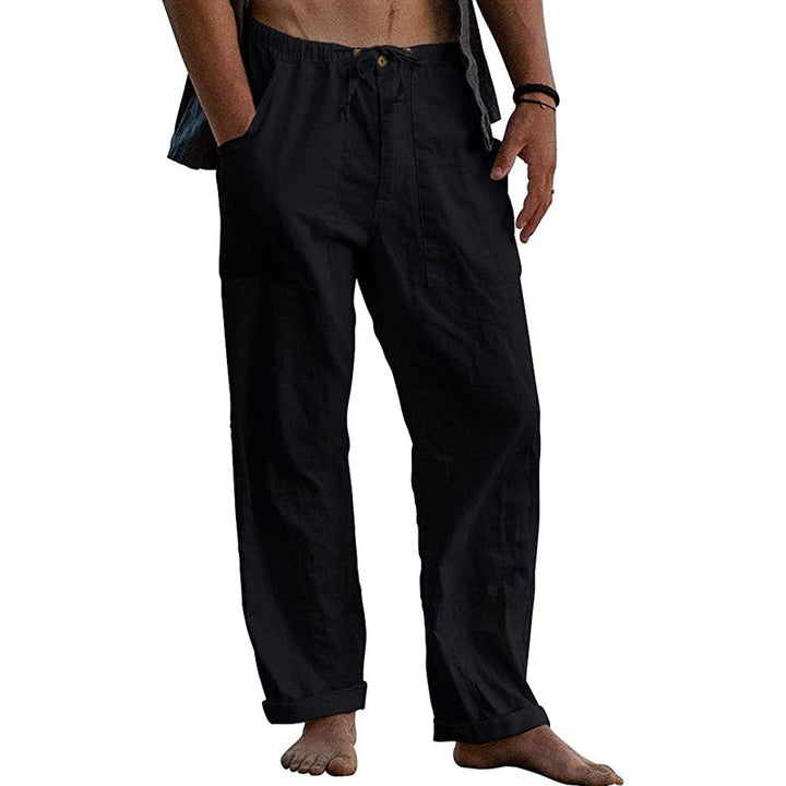 Pantaloni Casual da Uomo a Tinta Unita – Stile Leggero e Confortevole