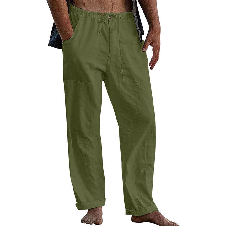 Pantaloni Casual da Uomo a Tinta Unita – Stile Leggero e Confortevole
