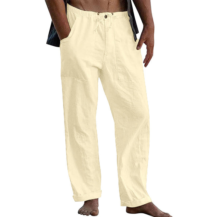 Pantaloni Casual da Uomo a Tinta Unita – Stile Leggero e Confortevole