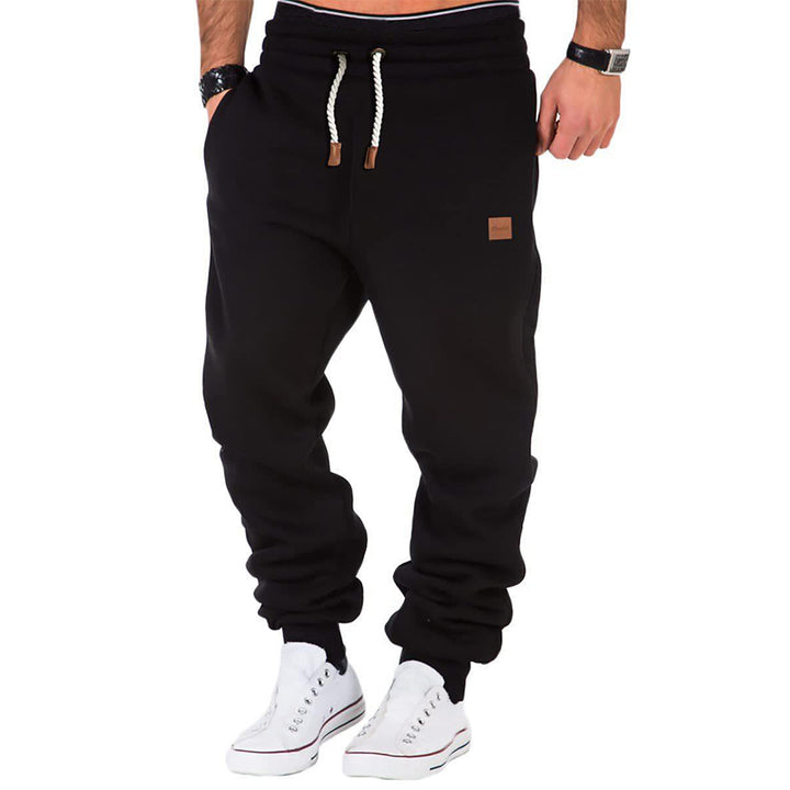 Pantaloni Jogger da Uomo a Tinta Unita con Coulisse – Comodi e Versatili