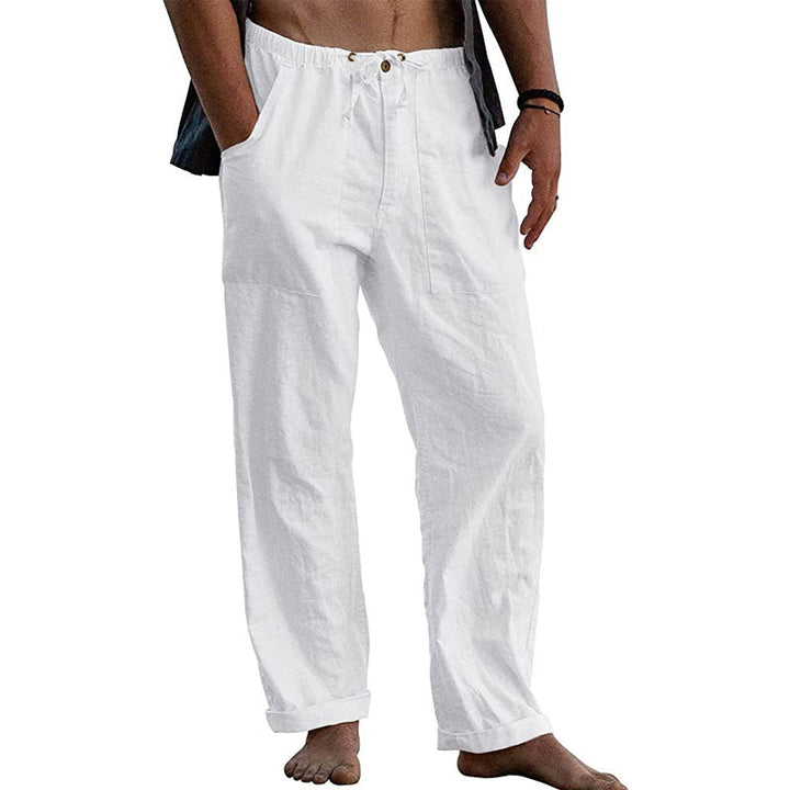 Pantaloni Casual da Uomo a Tinta Unita – Stile Leggero e Confortevole