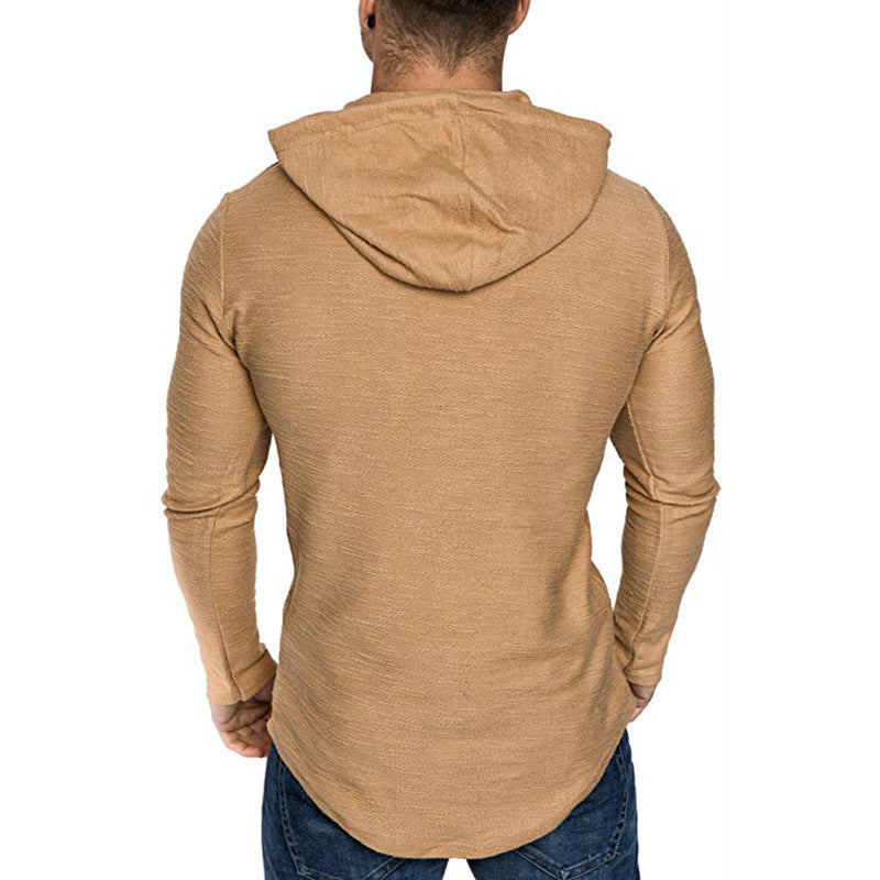 Felpa con Cappuccio da Uomo – Slim Fit, Morbida e Traspirante