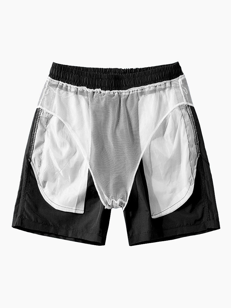 Completo Estivo con Camicia a Palma e Pantaloncini Sportivi