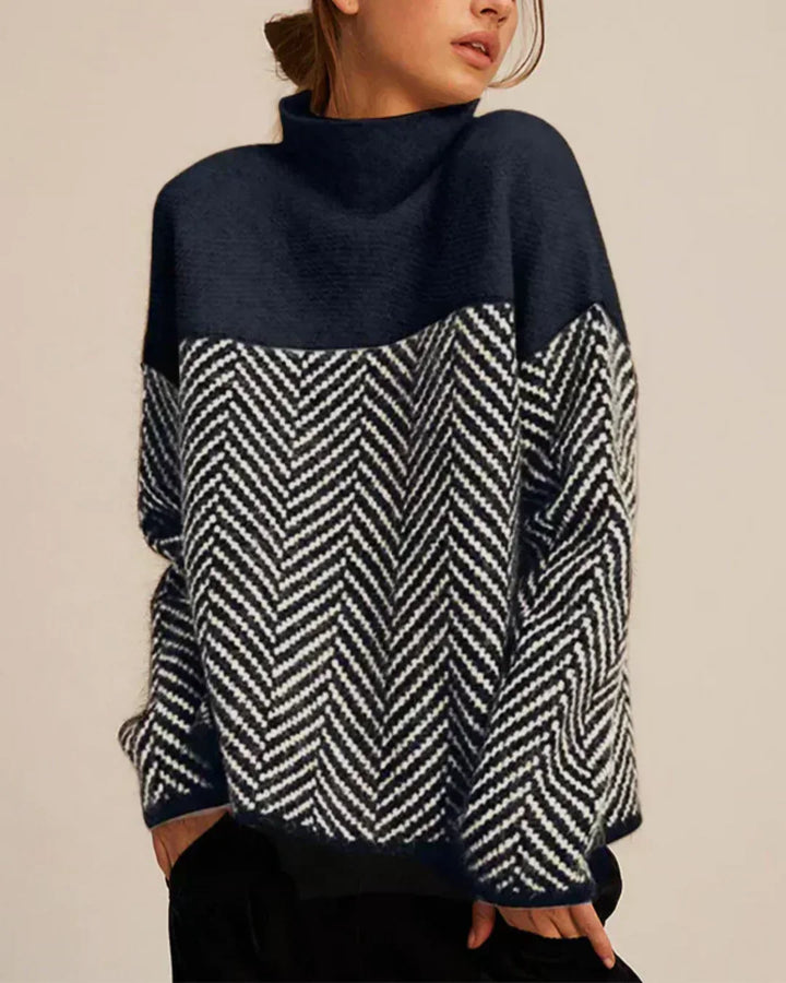 Chiara | Maglione Chevron Eleganza Moderna