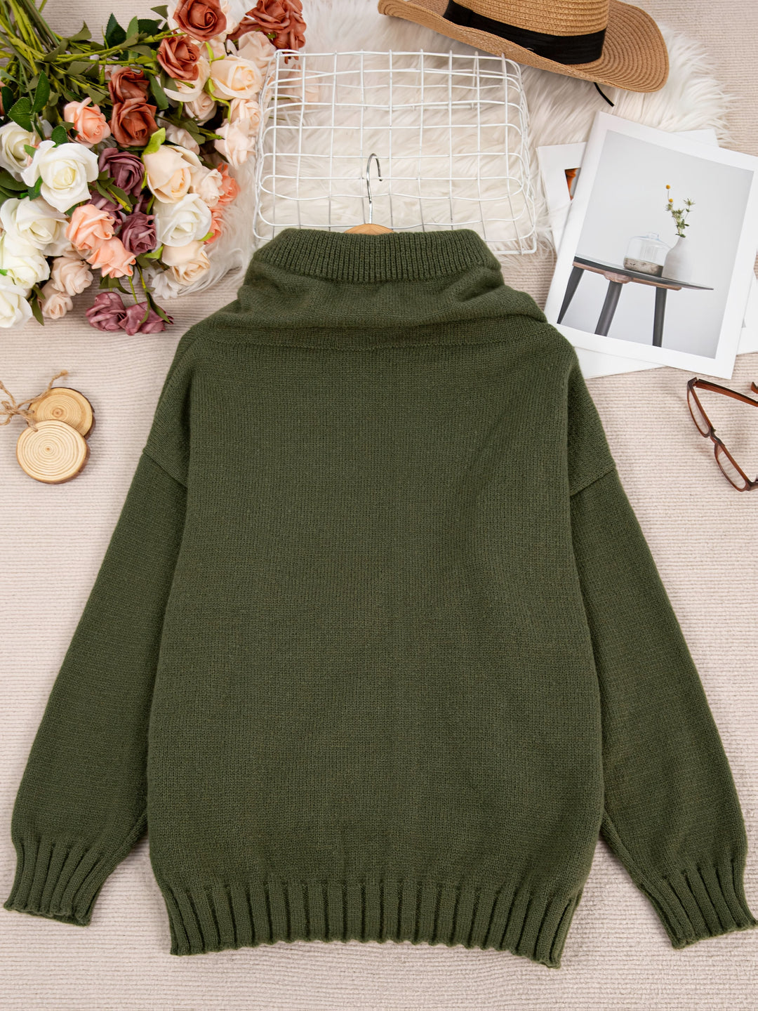 Zelina | Maglione Casual con Cappuccio e Tasca
