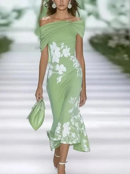 Abito elegante floreale primavera/estate – Raffinatezza senza sforzo