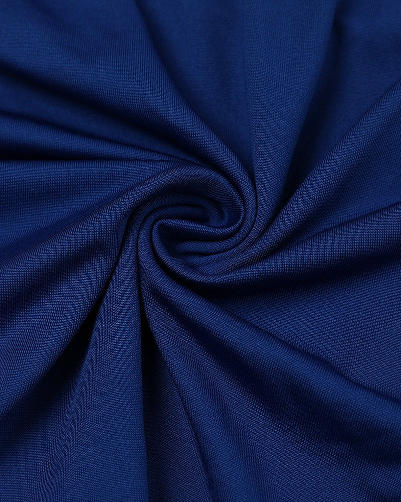 Blusa Elegante con Scollo Profondo, Maniche a Lanterna e Arricciature Laterali