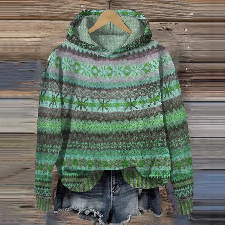Ismara | Maglione Rétro con Cappuccio