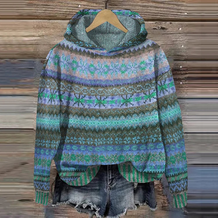 Ismara | Maglione Rétro con Cappuccio