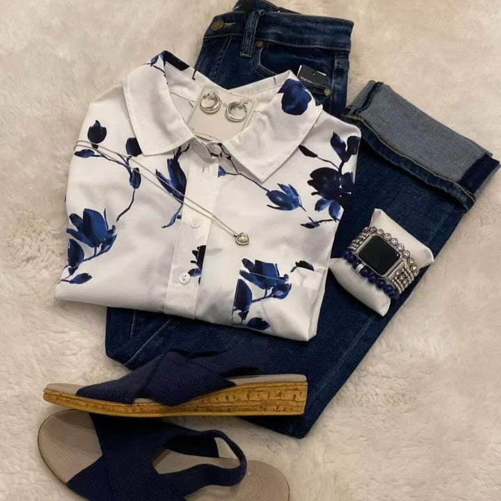 Elario | Camicia a Collo Classico Maniche Lunghe